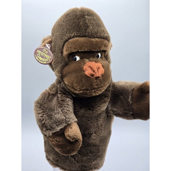 RARE Vintage Brown Gorilla The Heritage Collection 1985 Puppet Ganz Bros w Tag - Picture 2 of 7